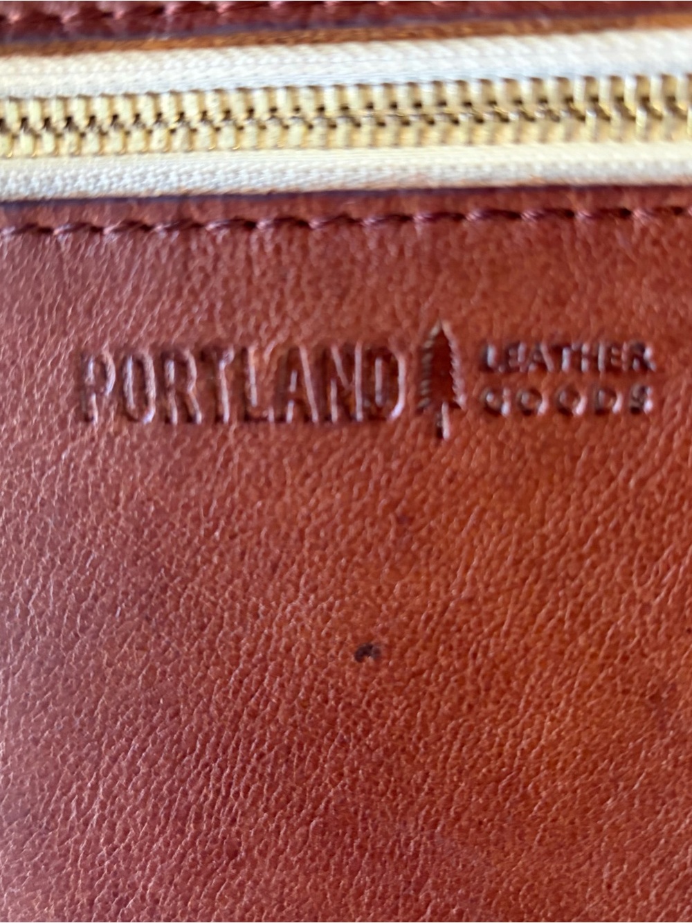 Portland Leather Company Brown Leather Backpack - Picture 4 of 10